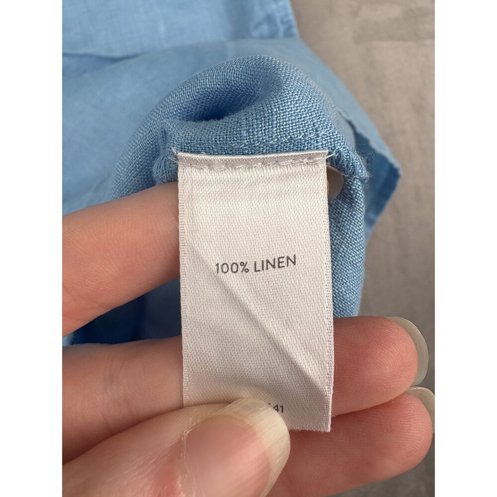 J. Jill Light Blue Sleeveless Midi Dress XS - Picture 5 of 10